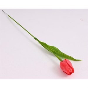 Umělý tulipán červený 371309-08 - 4 x 5 x 43 cm