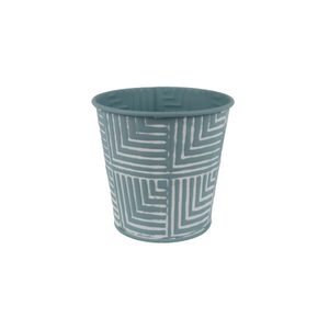 Květináč plechový K3050/1 - dia 11 × 10.6 cm