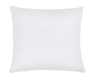 Výplňkový polštář z bavlny Bílá 100% bavlna 45x45 cm 350g