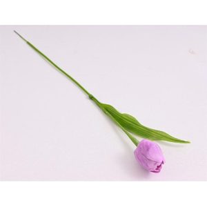 Umělý tulipán fialový 371309-11 - 4 x 5 x 43 cm
