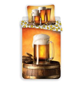 Povlečení Pivo bavlněné 140/200, 70/90 cm