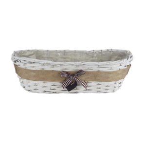 Obal s plastem bílý P2023/2 - 41 × 18 × 12 cm