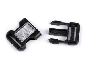 Spona trojzubec s odrazkou šíře 25 mm 2 páry