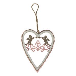 Srdce k zavěšení D2536/1 - 9,5 x 12 x 0,7 cm