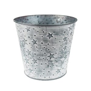 Květináč plechový K3523/1 - dia 11,5 × 10 cm