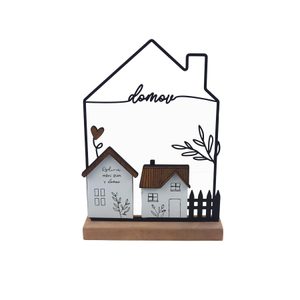 Dekorace domov K4698 - 16.50×5×22 cm