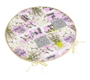Sedák Adéla kulatý hladký Šedá 79/243 průměr 40 cm