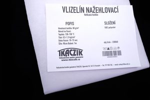 Vlizelín nažehlovací 80g/m šíře 90cm