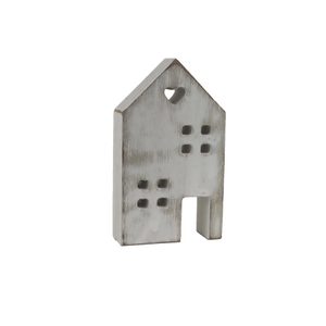 Dekorace domeček D6862-01 - 7 x 2.5 x 12 cm