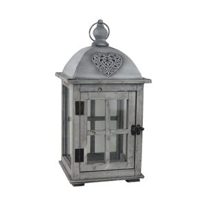 Dřevěná lucerna D7098/B - 43.5cm