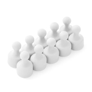 Magnetické figurky M9, sada 10 kusů bílá