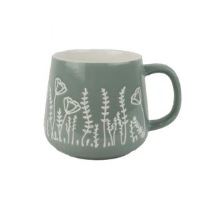 Porcelánový hrnek polní kvítí X8700 - 450 ml; 385 g; D81xH89xBD75mm