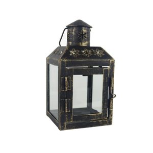 Lucerna kovová K3962-19 výška 15 cm