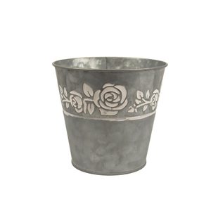 Květináč plechový K3331/2 - dia 13 × 12 cm