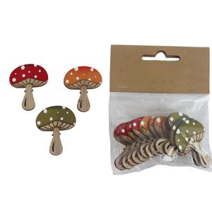 Dekorace houby, 12 ks D6374 - 4,2 cm