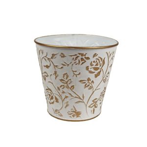 Květináč plechový K3324/1 - dia 13 × 12 cm