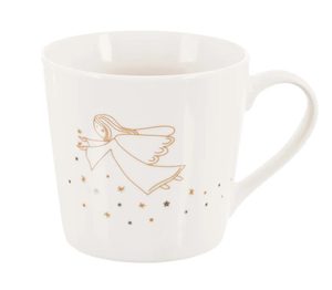 Hrnek porcelánový ANDĚL 0,45 l - dia 10 x 9 cm