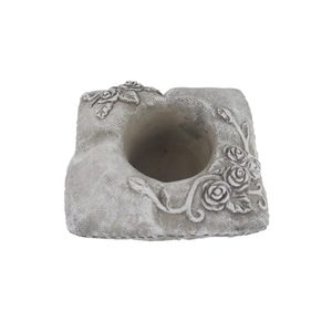 Cementový obal k osázení X5938 - 16 × 16 × 6,5 cm