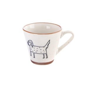 Hrnek porcelánový STATEK pes espresso 70 ml O0543