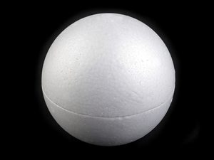 Polystyrenová koule dvoudílná dutá Ø14,5 cm