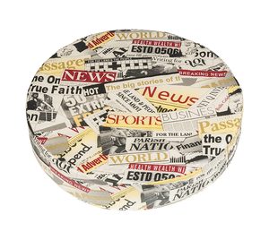 Sedák KULATÝ Černá,Červená,Bílá 89/228 průměr 40 cm