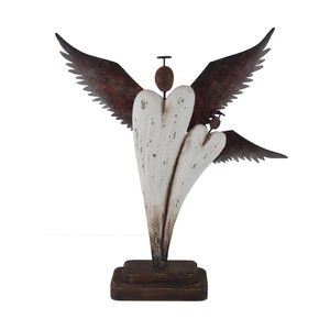 Dekorace andělé D7387/3 - 34 × 8 × 37 cm