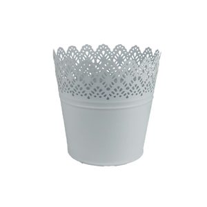 Květináč plechový K3043/3 - dia 15.5 × 14.7 cm