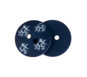 Knoflík - sada 6 ks Modrá,Bílá 400297 průměr 18 mm