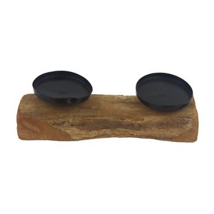 Svícen na 2 svíčky D6599 - 24 - 27 x 7 - 8 x 5 - 8 cm