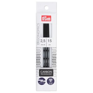 Jehlice ponožkové 2,5 mm ERGO CARBON