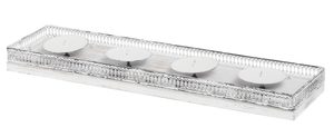 Svícen na 4 svíčky 371488 - 60 x 15 x 5 cm