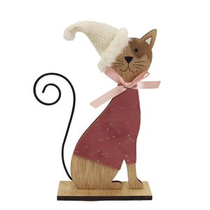 Dekorační kočka D4168/2 - 16.5 × 4 x 22 cm