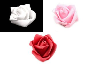 Dekorační pěnová růže Ø4,5 cm balení 10 kusů