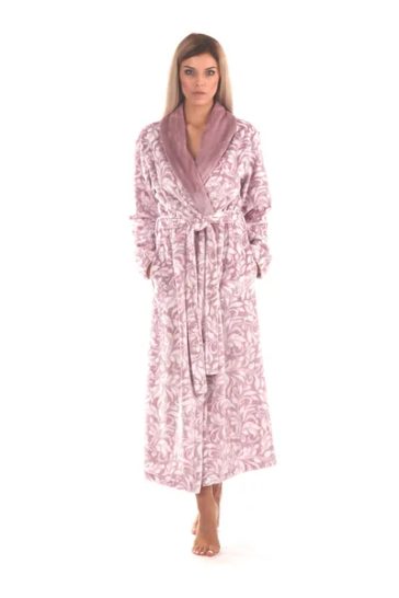Flora Mauve Mist: Župan s límcom, ktorý rozumie ženskému pohodliu