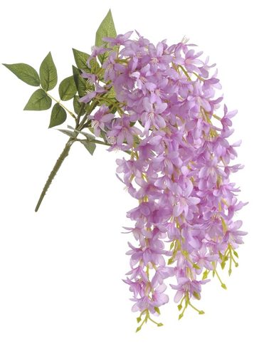 Umělá květina Vistárie - růžovofialová 62 cm