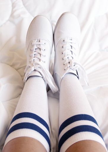 NAVY STRIPES - blog My fab style o podkolenkách