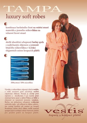 Nový materiál pro župany TAMPA!