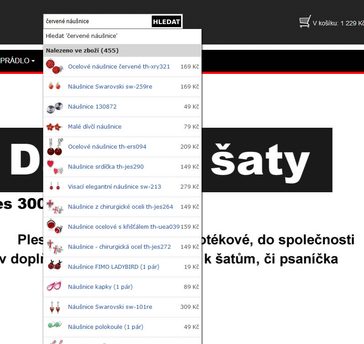 Hledáte bižuterii a chcete konkrétní náušnice, náhrdelník apod?