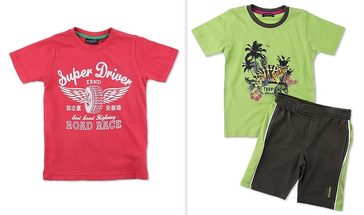 Chlapecké oblečení bylo rozšířeno o nové trička pro kluky