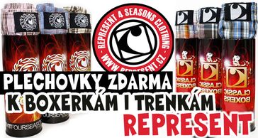 REPRESENT plechovky k trenýrkám