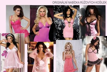 ROMANTICKÉ RŮŽOVÉ KOŠILKY V NEJKRÁSNĚJŠÍ NABÍDCE BEXIS