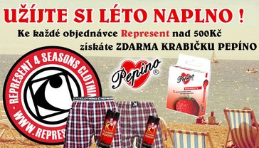 Akce ochrana zdarma k produktům REPRESENT platí do konce srpna
