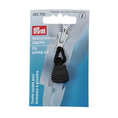 Černý taháček na jezdec zipu{% if product.brand.name %} – PRYM{% endif %}