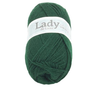 Příze LADY de Luxe Zelená 988 100g / 238 m{% if product.brand.name %} – Bellatex{% endif %}