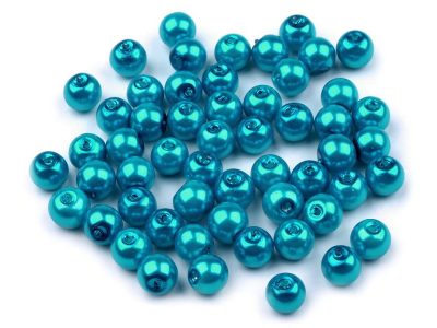 Skleněné voskové perly Ø6 mm 50g{% if variant.name %} – 67A tyrkys mořský{% endif %}