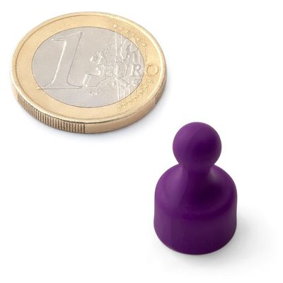 Magnetické figurky M7 fialové, 10 ks, 12 × 20 mm – fotka 1