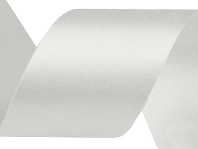 Atlasová stuha svazky šíře 50 mm návin 3 metry{% if variant.name %} – 36 šedá nejsvětlější{% endif %}