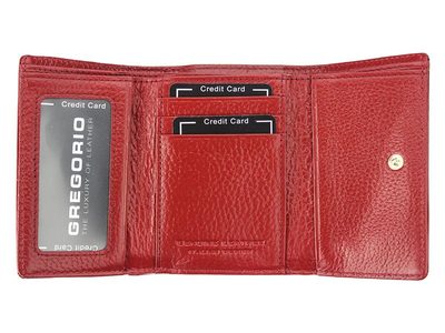 Gregorio černá menší dámská kožená peněženka s motýly RFID v dárkové krabičce – fotka 2