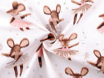 Bavlněná látka / plátno myška METRÁŽ{% if product.brand.name %} – Stoklasa{% endif %}