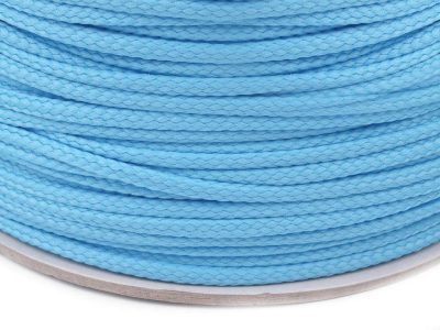 Oděvní šňůra PES Ø4 mm, návin 100 m{% if variant.name %} – 4904 modrá světlá{% endif %}